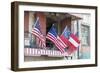 Georgia, Savannah, River Street, Flags-Jim Engelbrecht-Framed Photographic Print