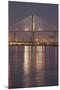 Georgia, Savannah, Span of the Talmadge Memorial Bridge-Joanne Wells-Mounted Photographic Print