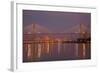 Georgia, Savannah, Talmadge Memorial Bridge at Dawn-Joanne Wells-Framed Photographic Print