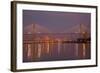 Georgia, Savannah, Talmadge Memorial Bridge at Dawn-Joanne Wells-Framed Photographic Print