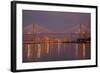 Georgia, Savannah, Talmadge Memorial Bridge at Dawn-Joanne Wells-Framed Photographic Print