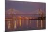 Georgia, Savannah, Talmadge Memorial Bridge at Dawn-Joanne Wells-Mounted Photographic Print