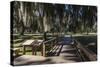 Georgia, St. Simons Island, Fort Frederica National Monument, Walkway-Walter Bibikow-Stretched Canvas