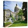 Georgia State Capitol Building in Atlanta, Georgia, Usa.-SeanPavonePhoto-Stretched Canvas