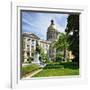 Georgia State Capitol Building in Atlanta, Georgia, Usa.-SeanPavonePhoto-Framed Photographic Print