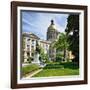 Georgia State Capitol Building in Atlanta, Georgia, Usa.-SeanPavonePhoto-Framed Photographic Print