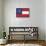 Georgia State Flag-Lantern Press-Framed Stretched Canvas displayed on a wall