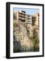 Georgia, Tbilisi, abrupt, edge, hang, houses, riverside-Sergey Orlov-Framed Photographic Print