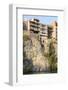 Georgia, Tbilisi, abrupt, edge, hang, houses, riverside-Sergey Orlov-Framed Photographic Print