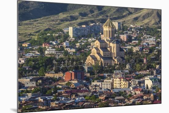 Georgia, Tbilisi. Holy Trinity Cathedral of Tbilisi.-Walter Bibikow-Mounted Photographic Print