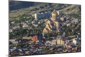 Georgia, Tbilisi. Holy Trinity Cathedral of Tbilisi.-Walter Bibikow-Mounted Photographic Print