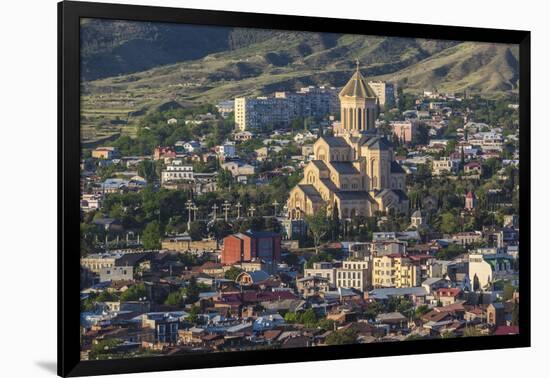 Georgia, Tbilisi. Holy Trinity Cathedral of Tbilisi.-Walter Bibikow-Framed Photographic Print