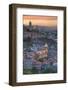 Georgia, Tbilisi. Old Town, Muslim Quarter and Narikala Fortress.-Walter Bibikow-Framed Photographic Print