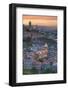 Georgia, Tbilisi. Old Town, Muslim Quarter and Narikala Fortress.-Walter Bibikow-Framed Photographic Print