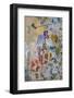 Georgia, Tbilisi. Old Town, paint samples on wall.-Walter Bibikow-Framed Photographic Print