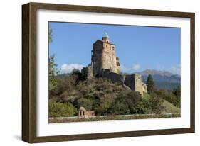 Georgia, Telavi. Gremi Monastery as Seen from the Road-Alida Latham-Framed Photographic Print