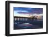 Georgia, Tybee Island, Early Morning at the Pier-Joanne Wells-Framed Photographic Print