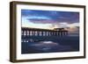 Georgia, Tybee Island, Early Morning at the Pier-Joanne Wells-Framed Photographic Print