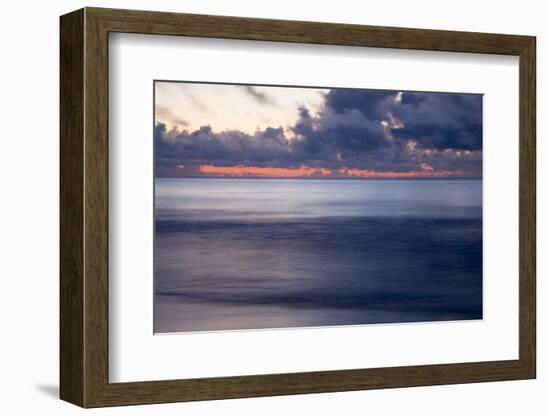 Georgia, Tybee Island, Stormy Sunrise on the Beach at Tybee Island-Joanne Wells-Framed Photographic Print