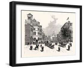 Georgia Views in Atlanta the Phoenix City of the South: the United States Custom-House-null-Framed Giclee Print