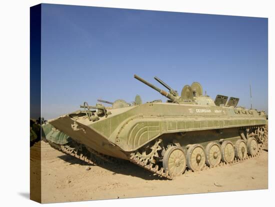 Georgian Army Light Tank-Stocktrek Images-Stretched Canvas