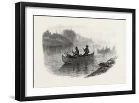 Georgian Bay and the Muskoka Lakes, Indian Women Carrying Berries to Market, Canada, Nineteenth Cen-null-Framed Giclee Print