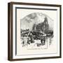 Georgian Bay and the Muskoka Lakes, Town Hall and Market, Barrie, Canada, Nineteenth Century-null-Framed Giclee Print