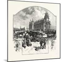 Georgian Bay and the Muskoka Lakes, Town Hall and Market, Barrie, Canada, Nineteenth Century-null-Mounted Giclee Print