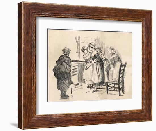 Georgian Girls Griddle-null-Framed Art Print