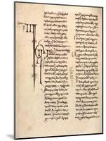 Georgian-Language Manuscript, 12th-13th Century-null-Mounted Giclee Print