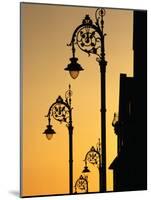 Georgian Lanterns at Sunset, Dublin, Ireland-Martin Moos-Mounted Photographic Print