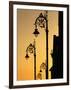 Georgian Lanterns at Sunset, Dublin, Ireland-Martin Moos-Framed Photographic Print