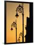 Georgian Lanterns at Sunset, Dublin, Ireland-Martin Moos-Framed Photographic Print