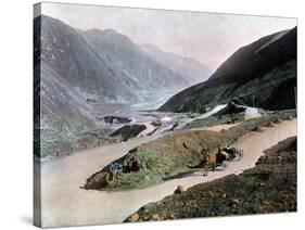 Georgian Military Road, C1890-Gillot-Stretched Canvas