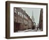 Georgian Terraced Houses and Christ Church, Spitalfields, Stepney, London, 1909-null-Framed Photographic Print