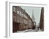 Georgian Terraced Houses and Christ Church, Spitalfields, Stepney, London, 1909-null-Framed Photographic Print