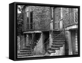 Georgian Town House-null-Framed Stretched Canvas