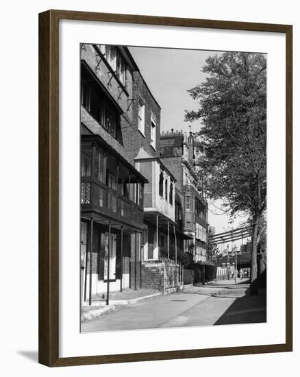 Georgian Town Houses-null-Framed Photographic Print
