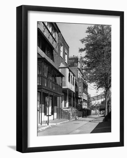 Georgian Town Houses-null-Framed Photographic Print