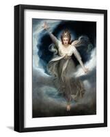 Georgiana as Cynthia from Spenser's 'Faerie Queene', 1781-82-Maria Cosway-Framed Giclee Print