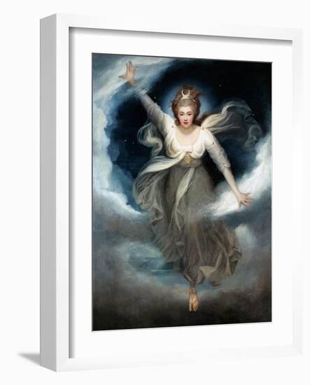 Georgiana as Cynthia from Spenser's 'Faerie Queene', 1781-82-Maria Cosway-Framed Giclee Print