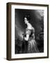 Georgiana, Duchess of Bedford-Edwin Henry Landseer-Framed Art Print