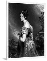 Georgiana, Duchess of Bedford-Edwin Henry Landseer-Framed Art Print