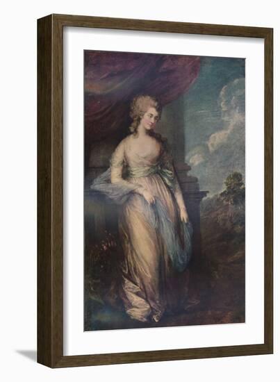 'Georgiana, Duchess of Devonshire', 1783, (1911)-Thomas Gainsborough-Framed Giclee Print