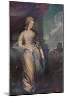 'Georgiana, Duchess of Devonshire', 1783, (1911)-Thomas Gainsborough-Mounted Giclee Print