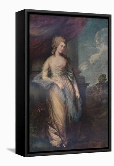 'Georgiana, Duchess of Devonshire', 1783, (1911)-Thomas Gainsborough-Framed Stretched Canvas