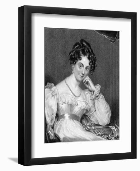 Georgiana Lady de Tabley-null-Framed Art Print