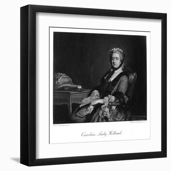 Georgiana Lady Holland-Allan Ramsay-Framed Art Print
