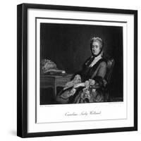 Georgiana Lady Holland-Allan Ramsay-Framed Art Print
