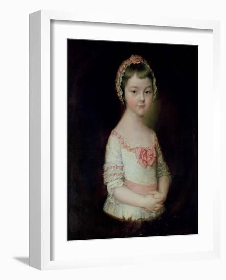 Georgiana Spencer, Afterwards Duchess of Devonshire-Thomas Gainsborough-Framed Giclee Print